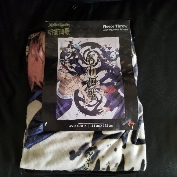 Jujutsu Kaisen Fleece Throw 45 x 60" - Picture 1 of 5